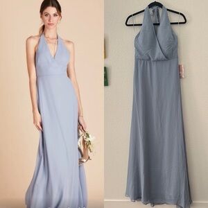 Elegant Blue Maxi Dress